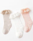 3 Pairs Bow Lace Socks