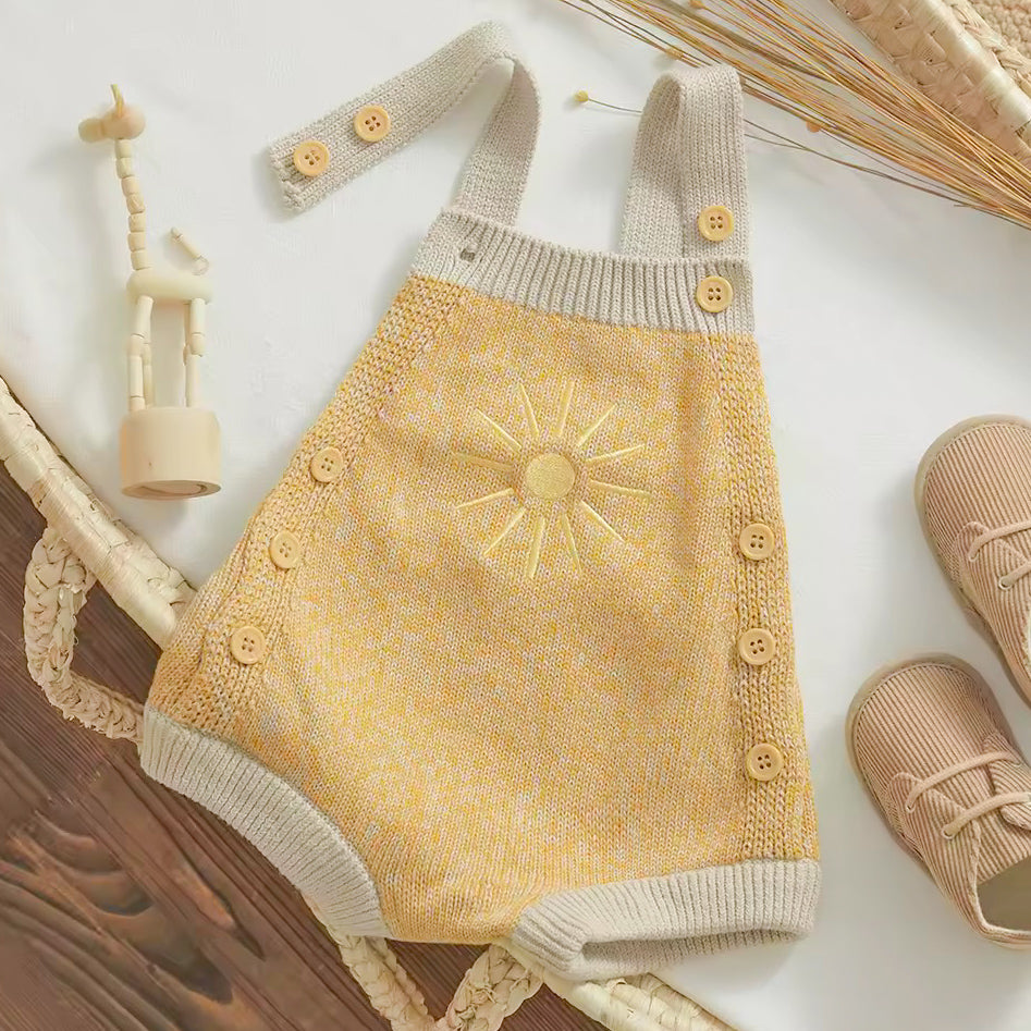 Sunbeam Knit Romper Set