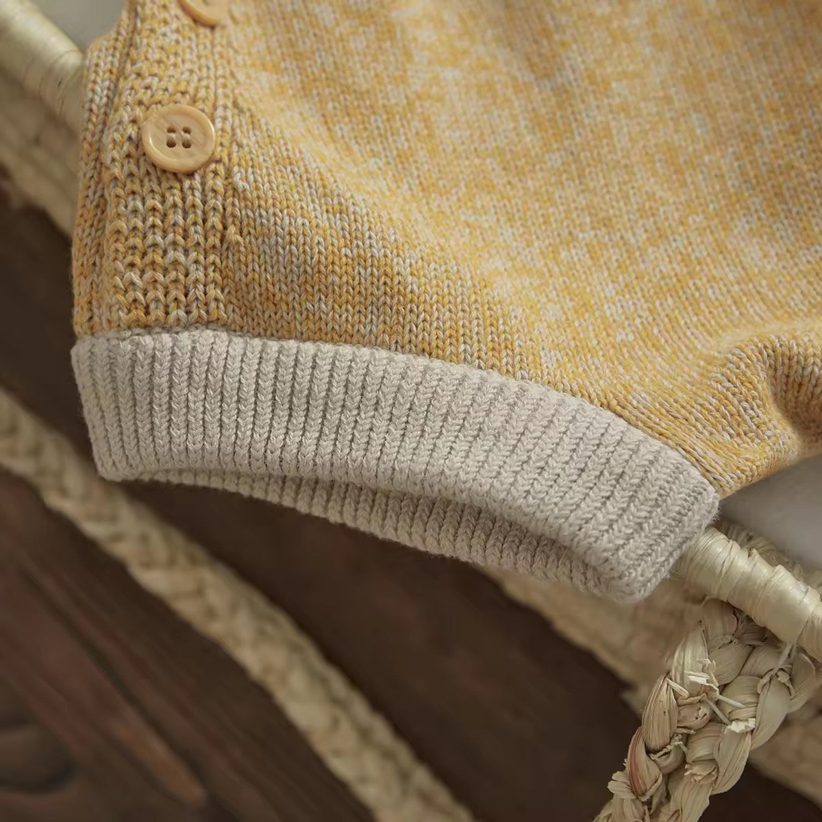 Sunbeam Knit Romper Set