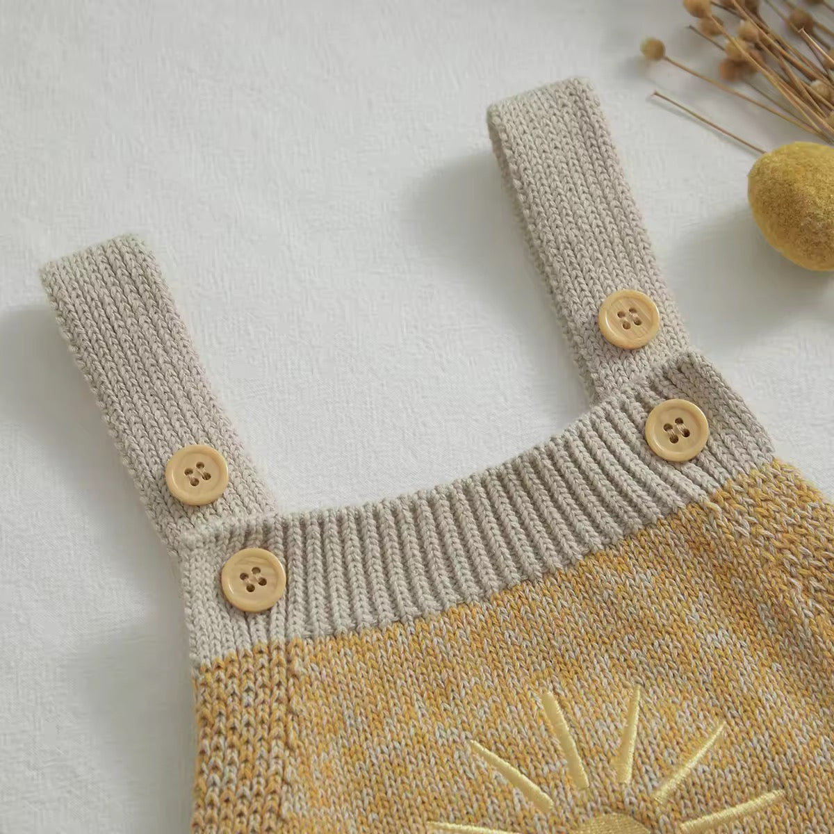 Sunbeam Knit Romper Set