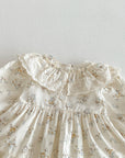 Willow Lace Floral Baby Romper Dress