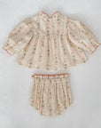 Rosebud Floral Baby Set