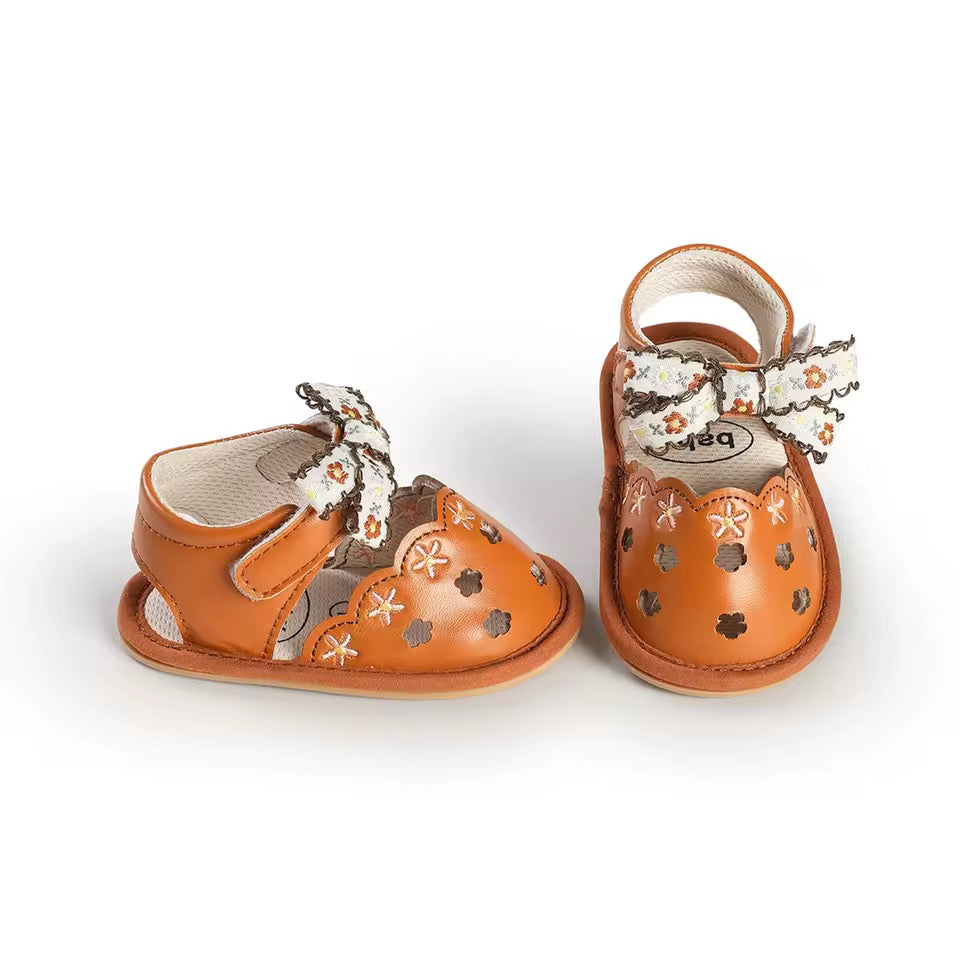 Petal Bow Baby Mary Jane Shoes
