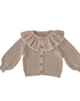 Ruffle knit Cardigan