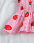 Strawberry Picnic Smocked Set