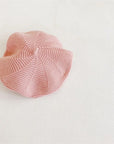 Beret Hat (Beige & Pink)