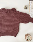 Lace Neck Sweater