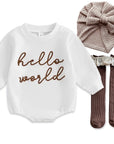 Hello World Sweater Romper