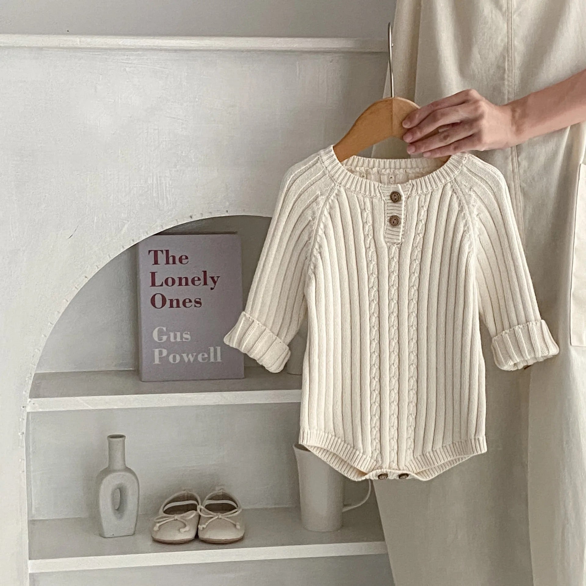 Knit long Sleeve Bodysuit