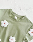 T-shirt Floral Onesie