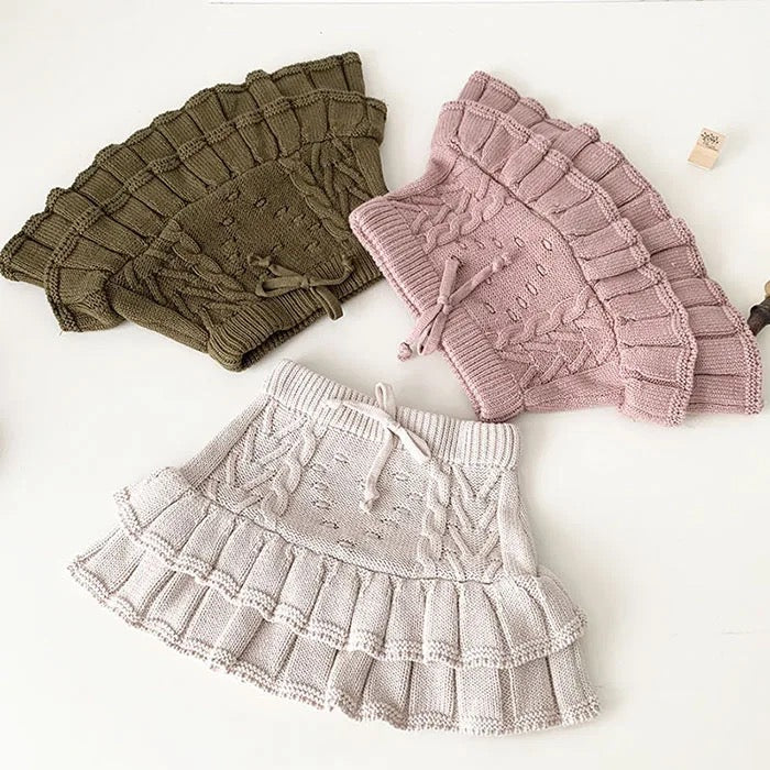 Knit Ruffle Skort