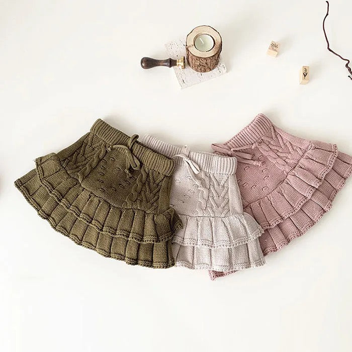 Knit Ruffle Skort