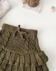 Knit Ruffle Skort