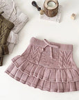 Knit Ruffle Skort