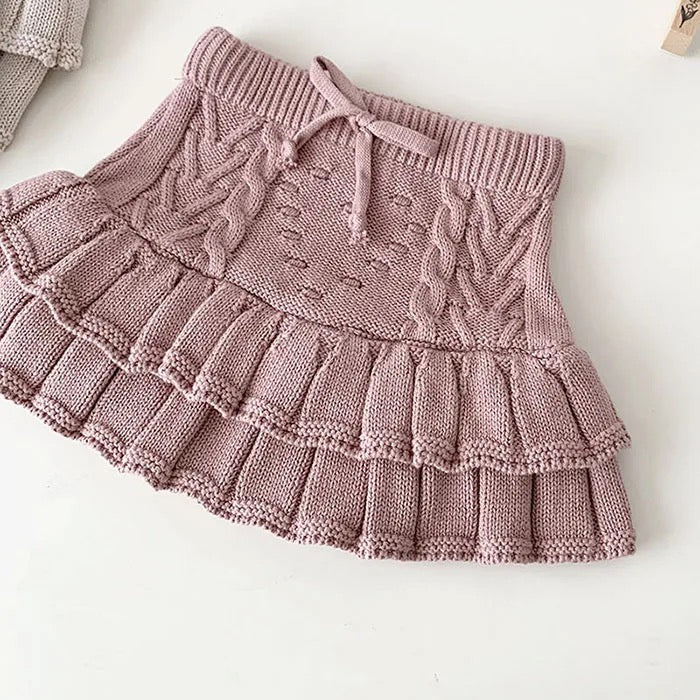 Knit Ruffle Skort