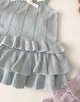 2pcs Knitted Skirt Set