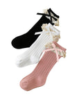3 Pairs lace Bow Socks