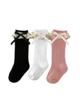 3 Pairs lace Bow Socks