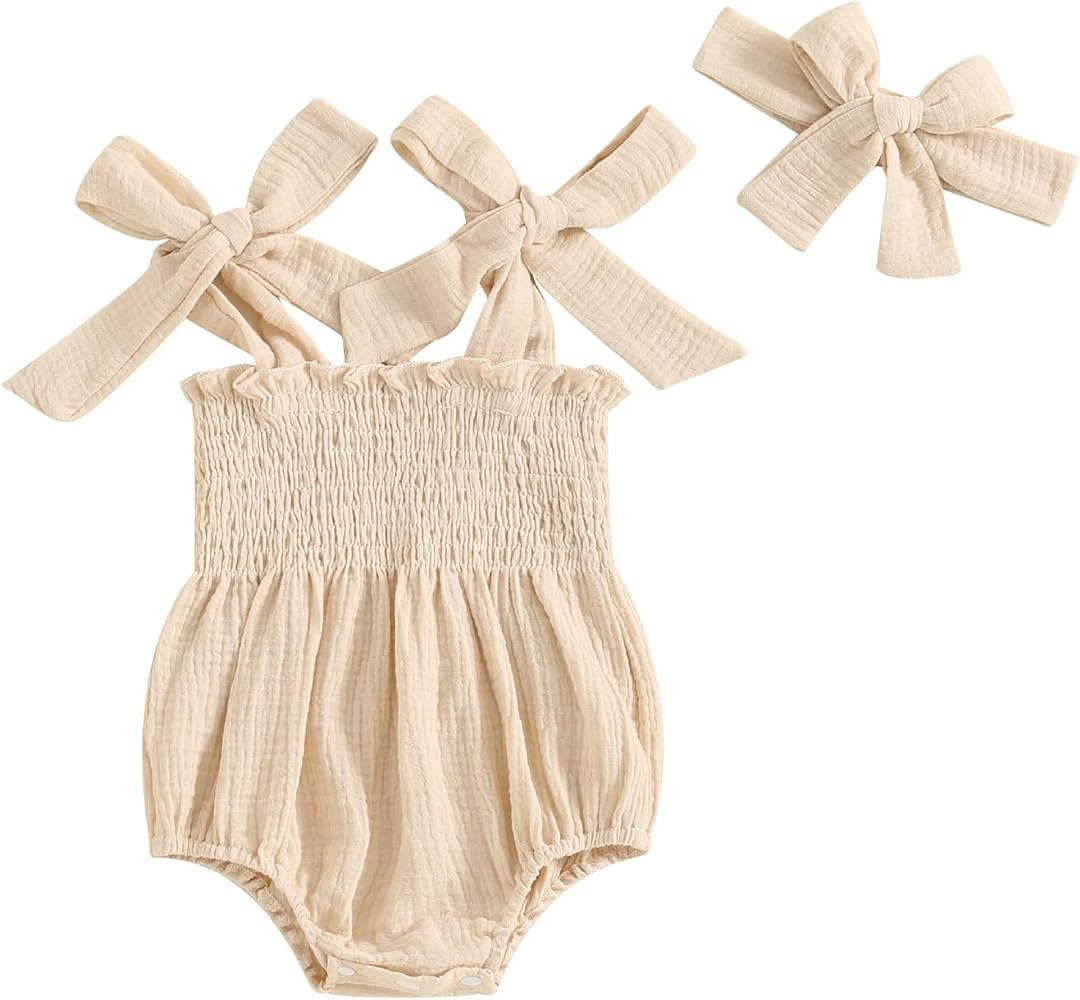 Linen 2pcs Romper