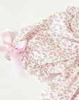 Pink Blossom Smocked Romper