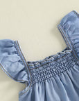 Sky Blue Lyocell Flutter Set