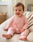 Heirloom Lace Knit Wrap Romper