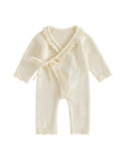 Heirloom Lace Knit Wrap Romper