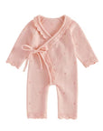 Heirloom Lace Knit Wrap Romper