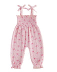 Sweet Bow Smocked Jumpsuit