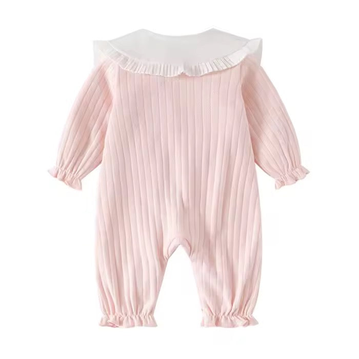 Heirloom Pleated Collar Romper