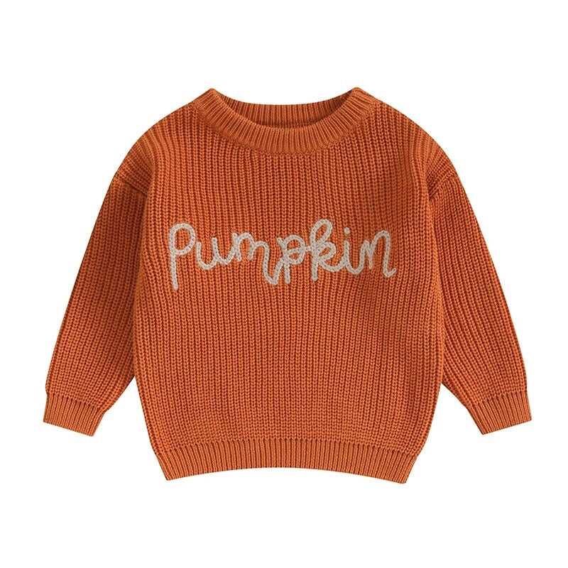 Pumpkin Crewneck Sweaters