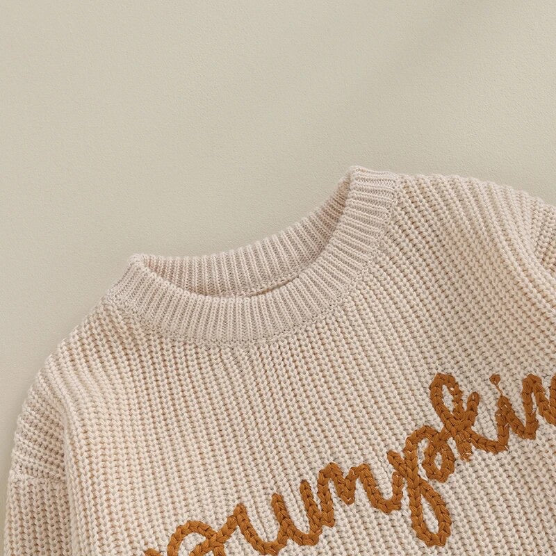 Pumpkin Crewneck Sweaters