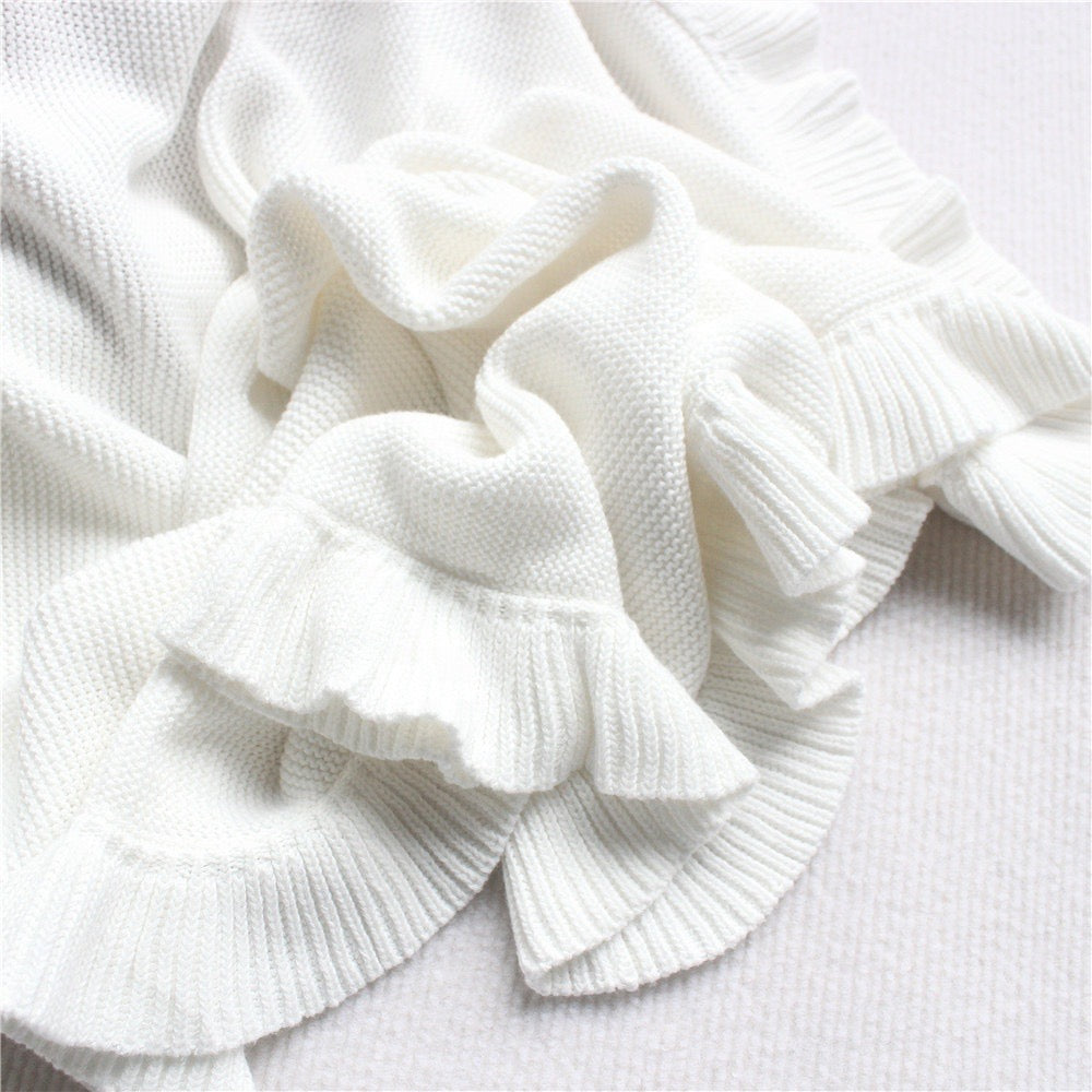 Cotton Knit Baby Blanket