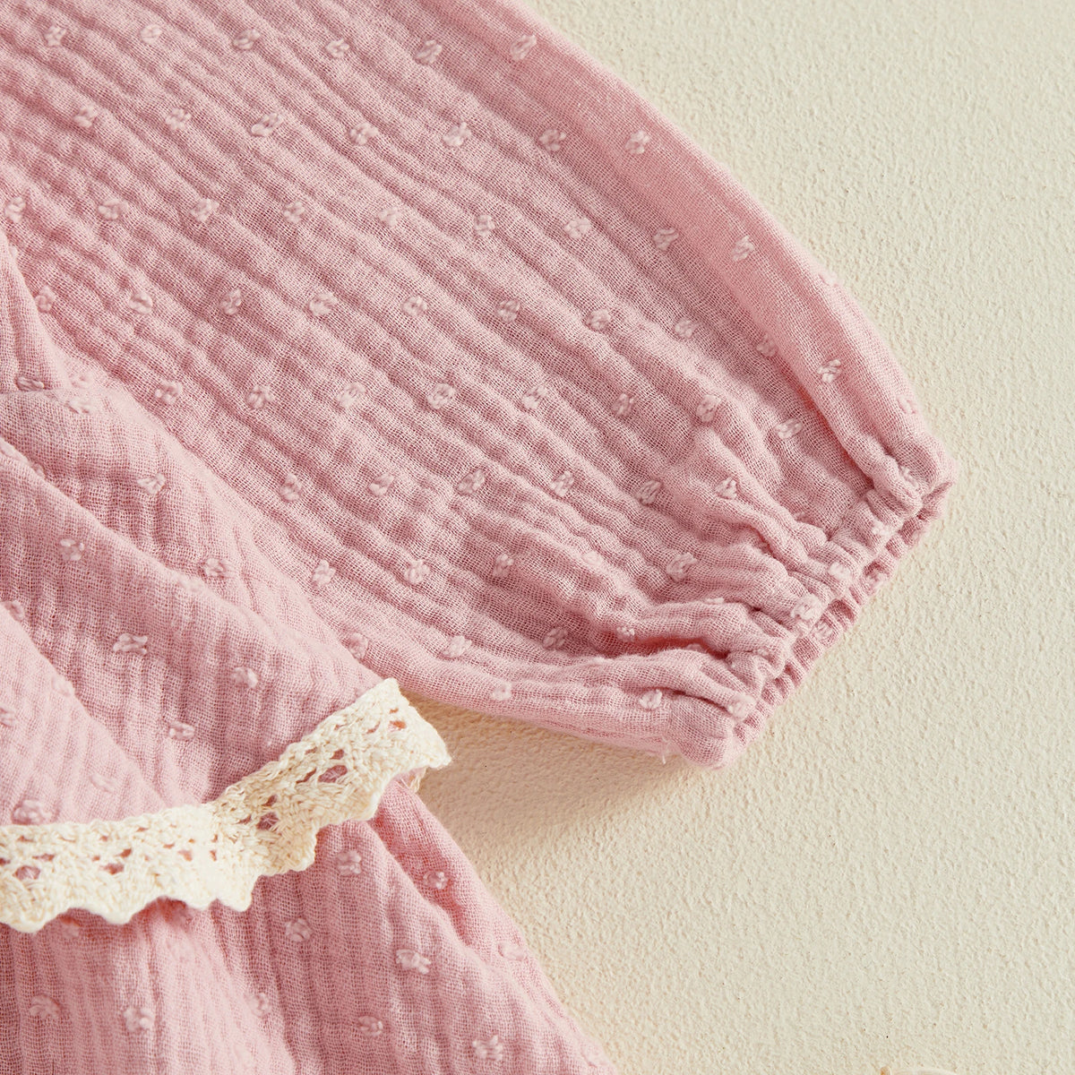 Willow Double Ruffle Muslin Bubble Romper