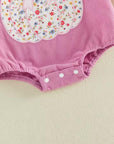 Pink Pumpkin Peter Pan Bubble Romper