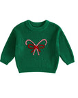 Holiday Bow Knit Sweater