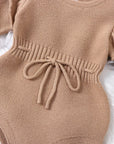 Ruffled Knitted Romper