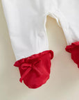 My First Christmas Ruffle Onesie Set