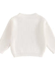 Mama Mini Knit Sweater (white)