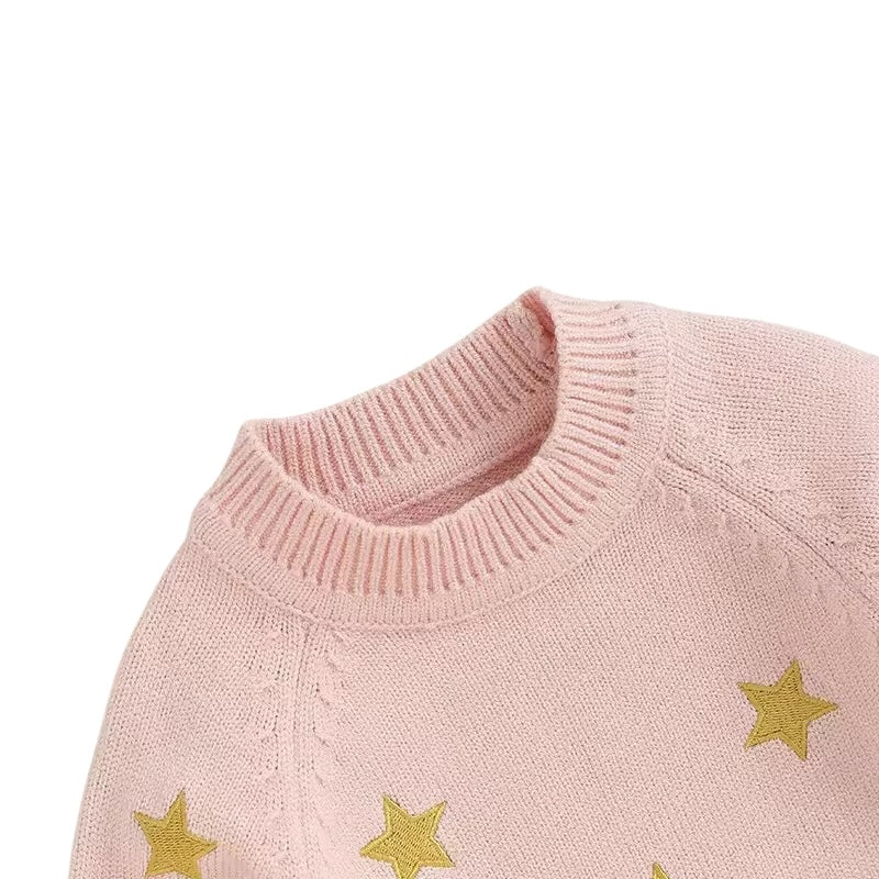 Star Knit Sweater Romper