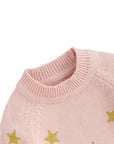 Star Knit Sweater Romper