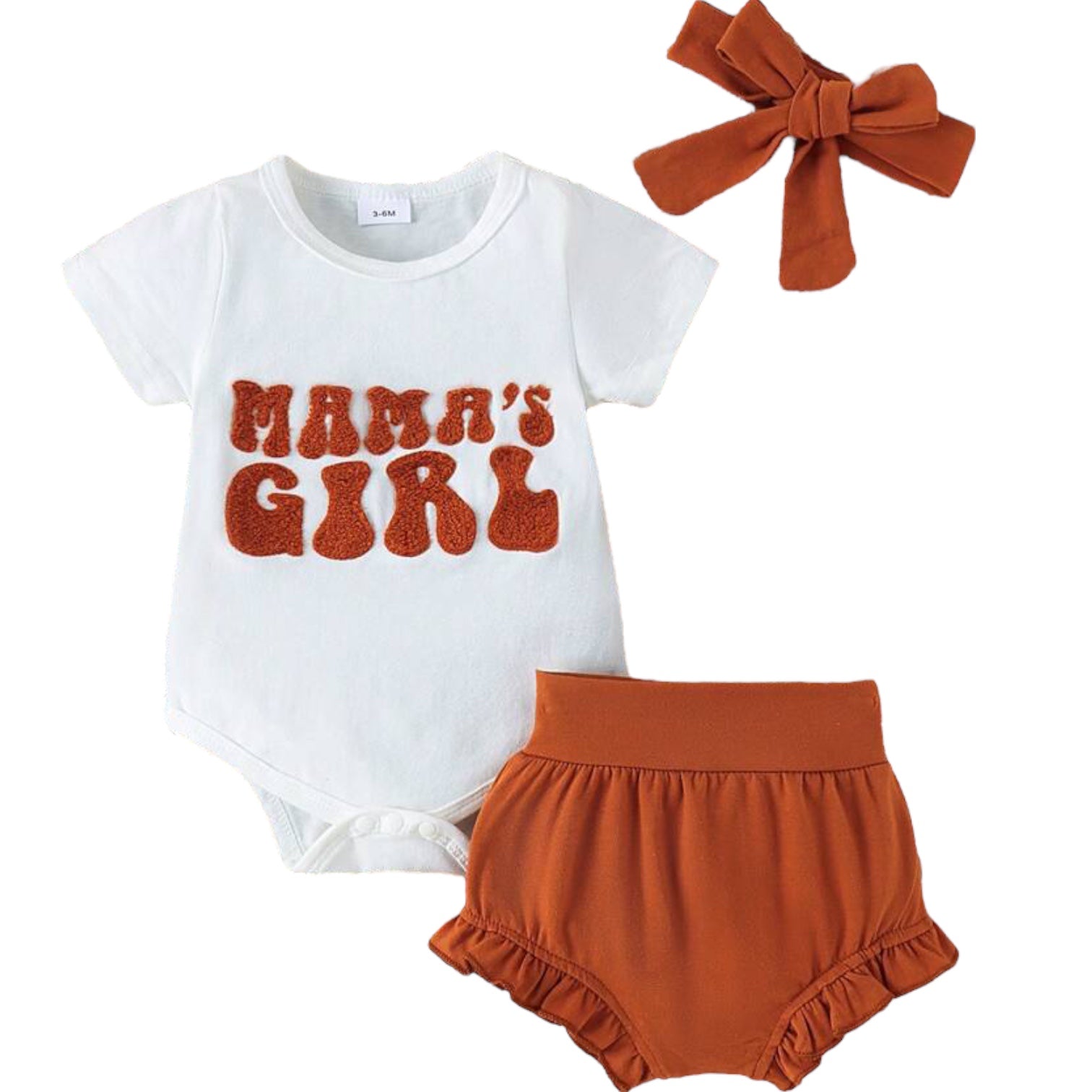 3pcs Mama Girl Set