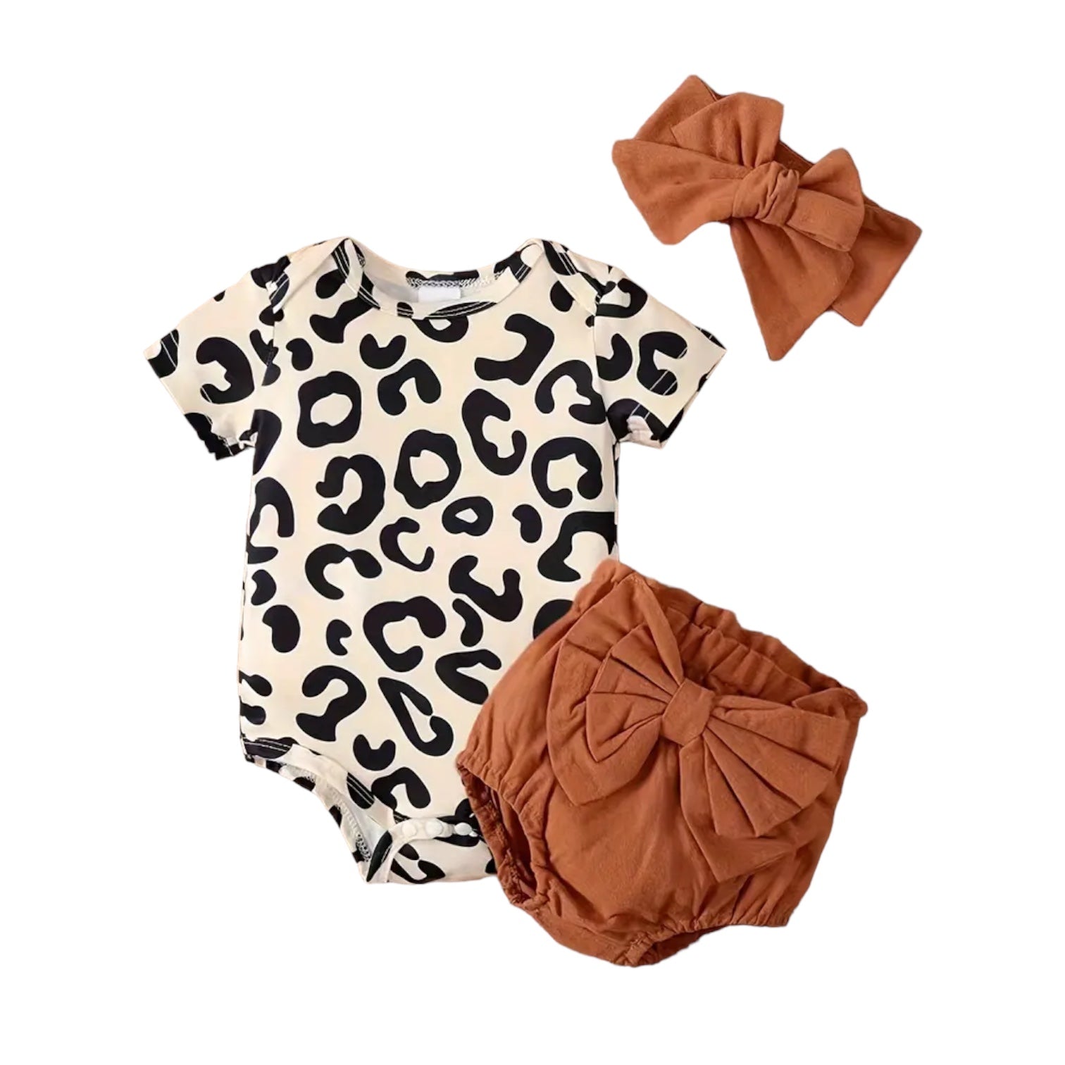 3pcs Bow Bloomer Set