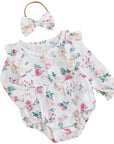 Bunny Blossom Ruffle Romper