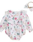 Bunny Blossom Ruffle Romper