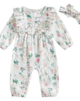 Bunny Blossom Ruffle Jumpsuit