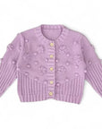 Blossom Knit Cardigan (Lilac)
