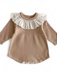 Maple Lace Knit Romper
