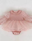 Blush Belle Tulle Romper Dress