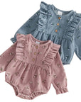 Floral Ruffle Romper